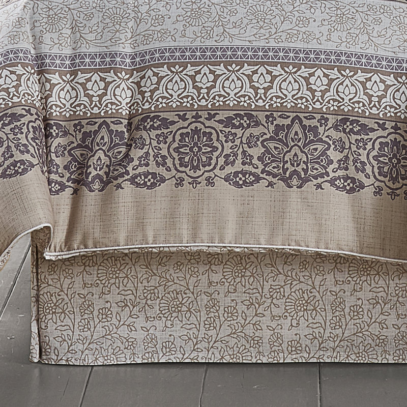 Ensemble de couvre-lit 4 pièces Chelsea, Gris, Édredon grand + 3 pièces supplémentaires