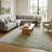 Turkish Unfaded Plaid Indoor Outdoor High-Low Pile Area Rug in Green/Cream for Patios, Deck, Porch Or Entryway-1508228442-1508033459