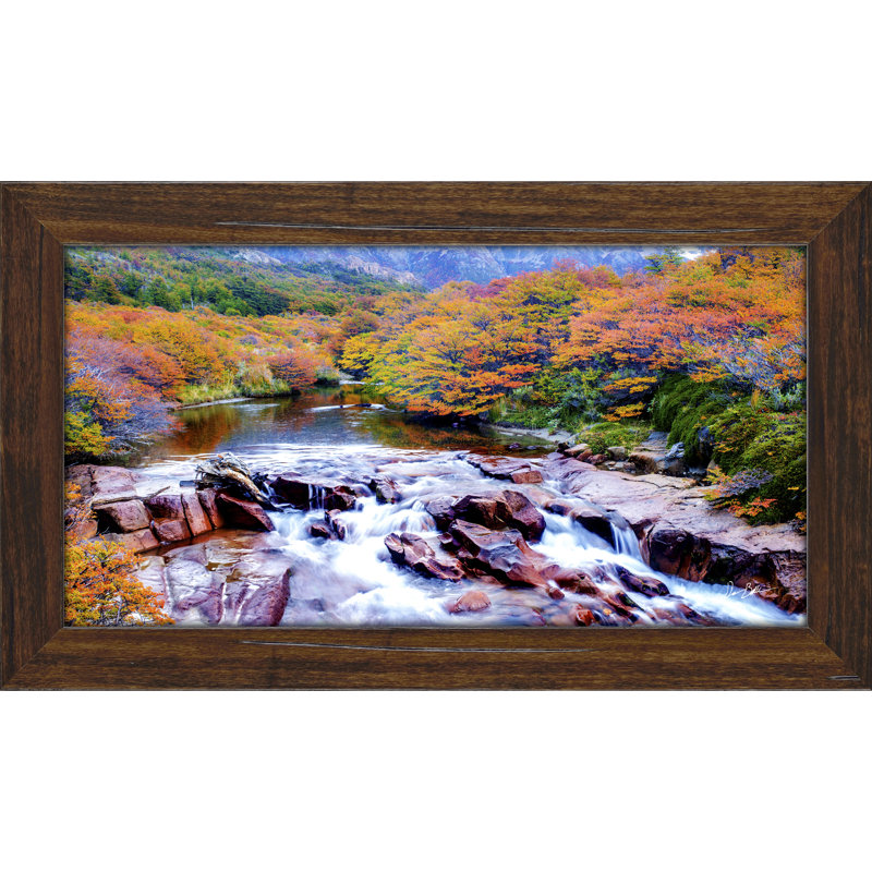 Rocky Mountain Lost in Fall by Dan Ballard - Picture Frame Photograph Print on Canvas
