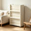 Bibliothèque standard en bois massif beige moderne-1894500635