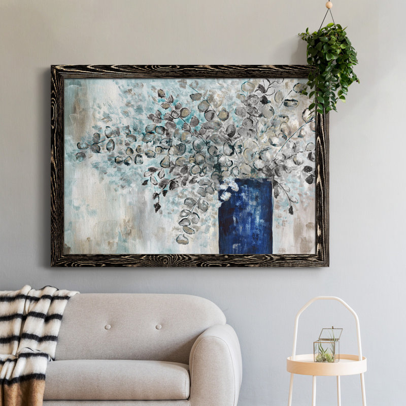 «Eucalyptus réformé», reproduction d'art sur toile encadrée, Noir, H 31,5 po x l 23,5 po x P 1,5 po