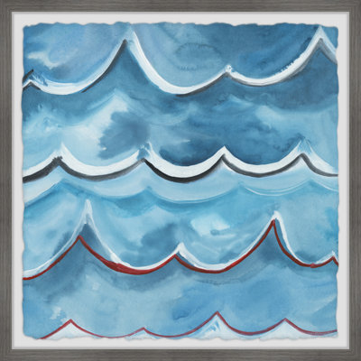 The Next Wave 1 Piece Single Picture Frame Painting