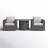 Biles 3-Piece Rattan Sectional Seating Group with Cushions-1656679123