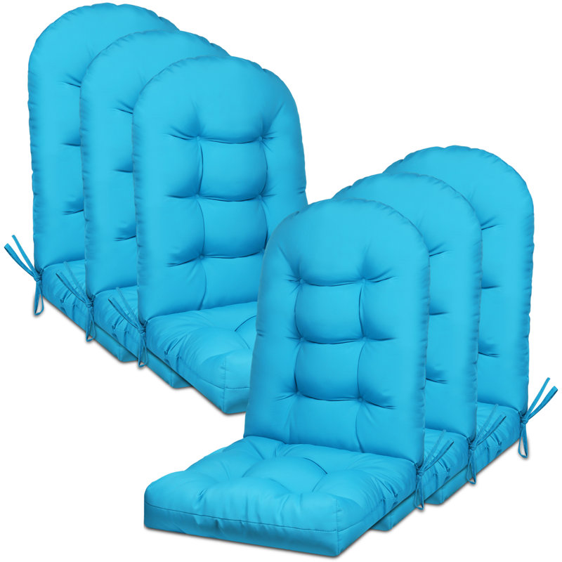5 Inch  Adirondack Chair Cushion(Set Of 6), Teal