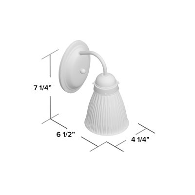 Appliquee à bras 1 lumière à intensité réglable Cammack