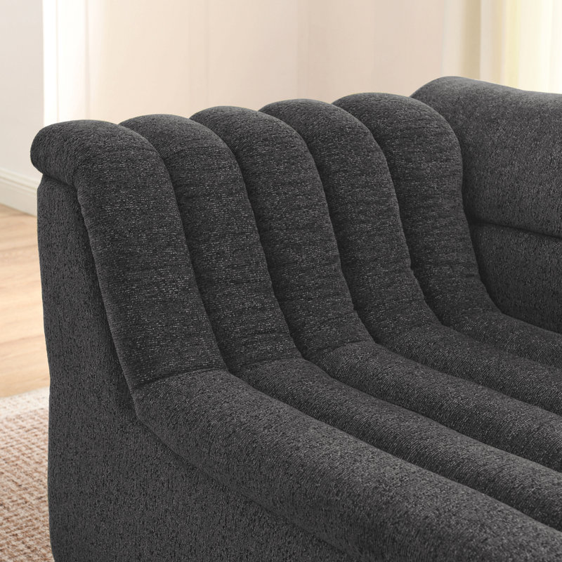 The Ottoman For Modular Sofa, Black