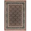 Tapis rouge/brun en laine wheeler Cirro-4224320