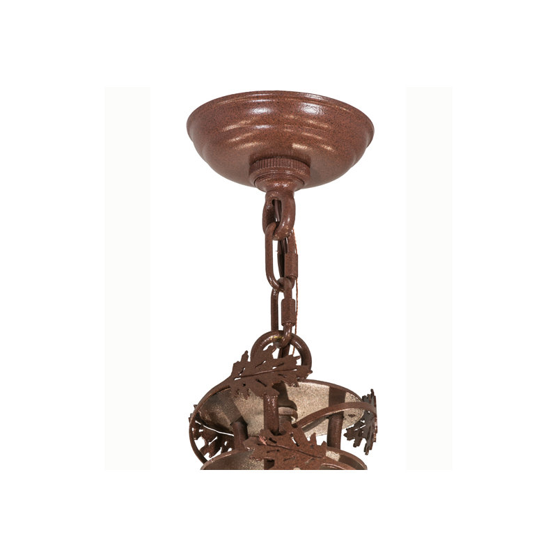 Rustic Lodge 11 - Light Glass Chandelier