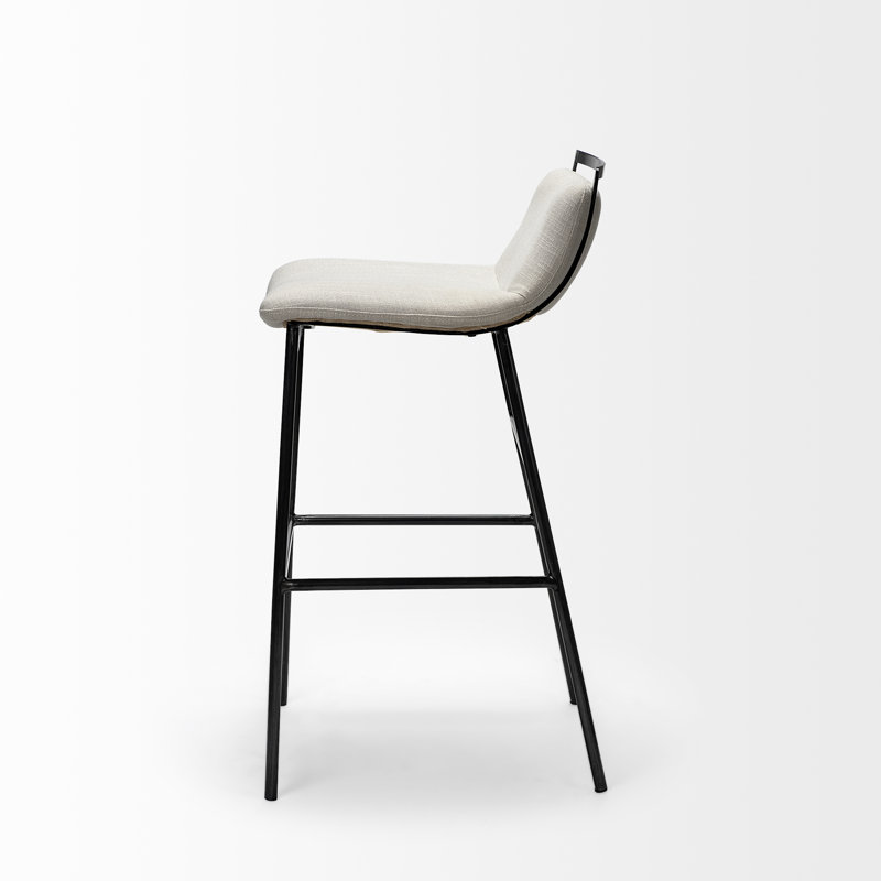 Mylo Upholstered Counter Stool - Metal Frame | Wayfair
