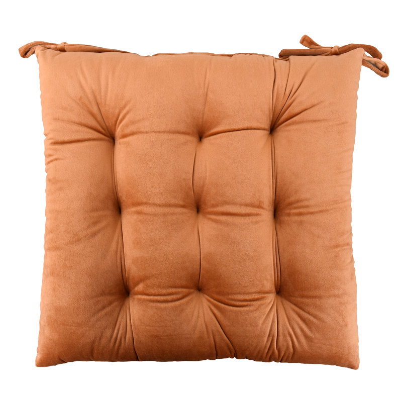 Ayomide Outdoor 3'' Dining Chair Seat Cushion, Rust