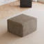 Repose-pieds modulaire en velours côtelé Camel