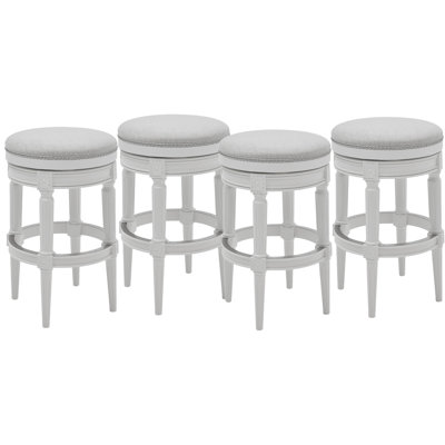 Mehar Swivel Backless Bar & Counter Stool