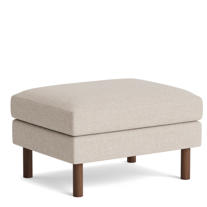 Laguna Ottoman, Performance Weave - Natural