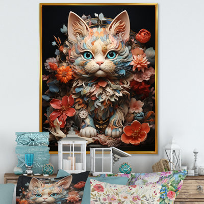 «Cristek Japon Art Waving Manekineko II» sur toile