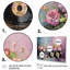 Floral Floral Groove Abstracts - Disques vinyles, art mural 5 pièces pour le salon-1739911830