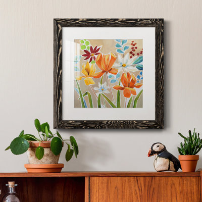 «Pumpkin Patch Grateful» - peinture encadrée