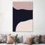 Navy Rose Abstract III by Leah Straatsma - Wrapped Canvas Gallery-Wrapped Canvas Giclée-588881632