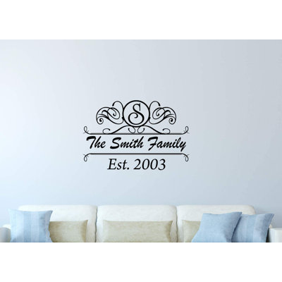 Text & Numbers Non-Wall Damaging Wall Decal