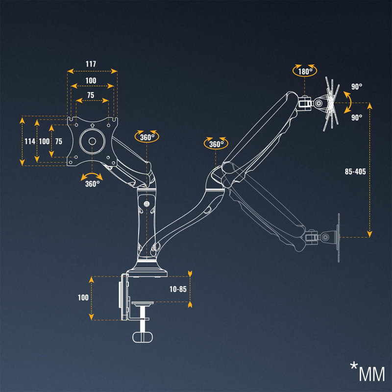 Dimson Inbox Zero Electronic Mount