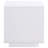 Shuster Square End Side Table White High Gloss