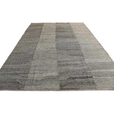 9x12 Petrella Black and White Rug