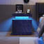 Table de chevet 2 tiroirs Delonia-83145959
