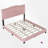 Jitsuo Tufted Upholstered Platform Bed-323897046-323897047