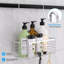 Serviteur de douche au-dessus de la porte en acier inoxydable avec barre de suspension rotative