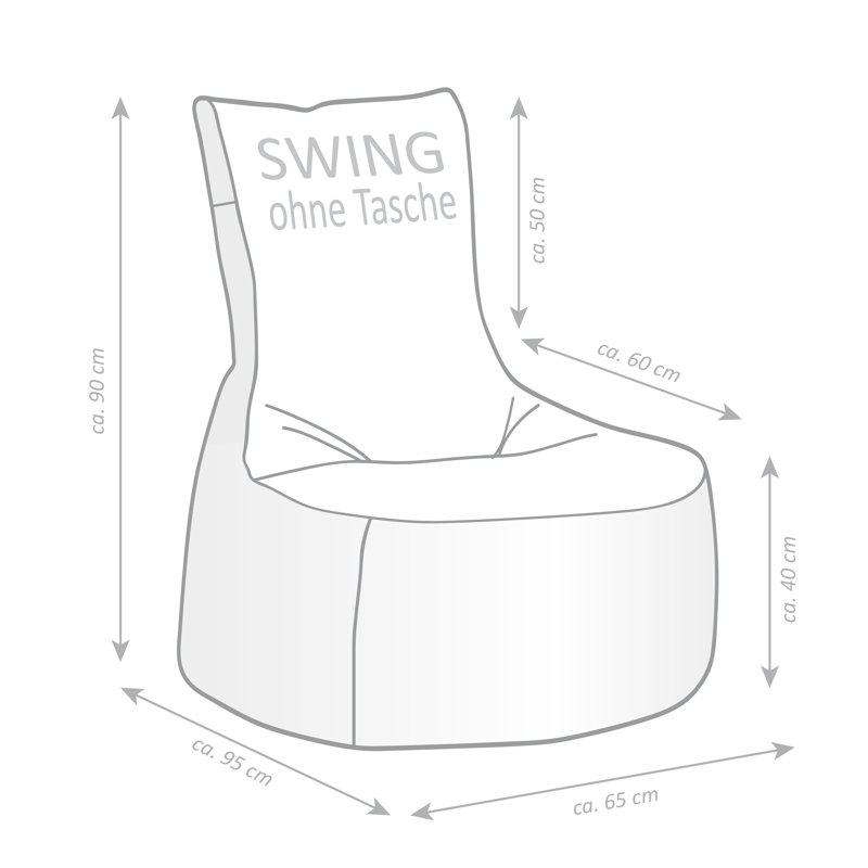 Fauteuil à billes Swing Harlekin