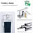 5 Piece Wall Mounted Bathroom Hardware Set Towel Bar Set-115954788