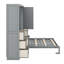 Lit escamotable Murphy avec placard, tiroirs et tablettes-1704171343