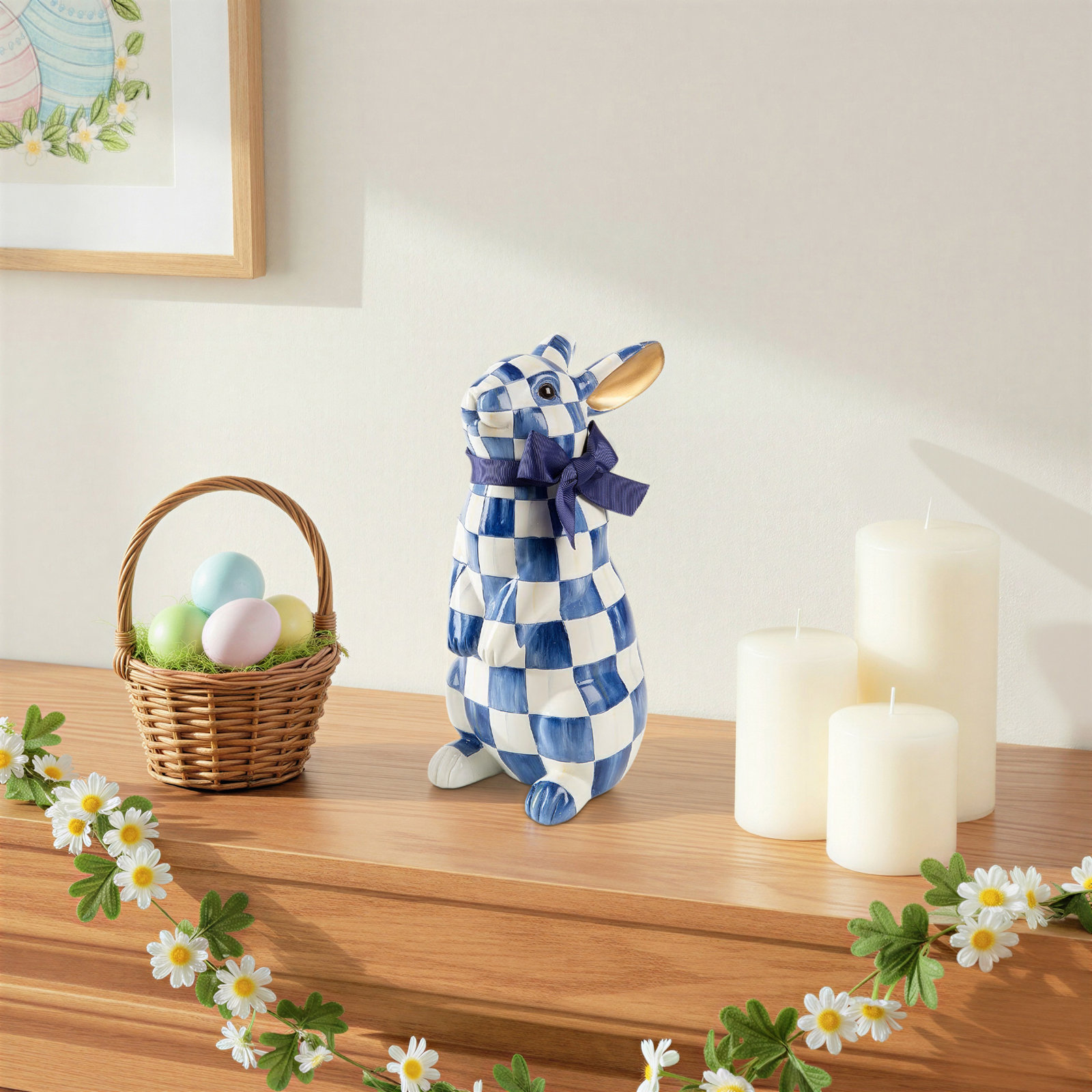 Royal Check Standing Bunny