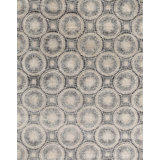 Hand-Knotted High-Quality Black and Ivory Area Rug