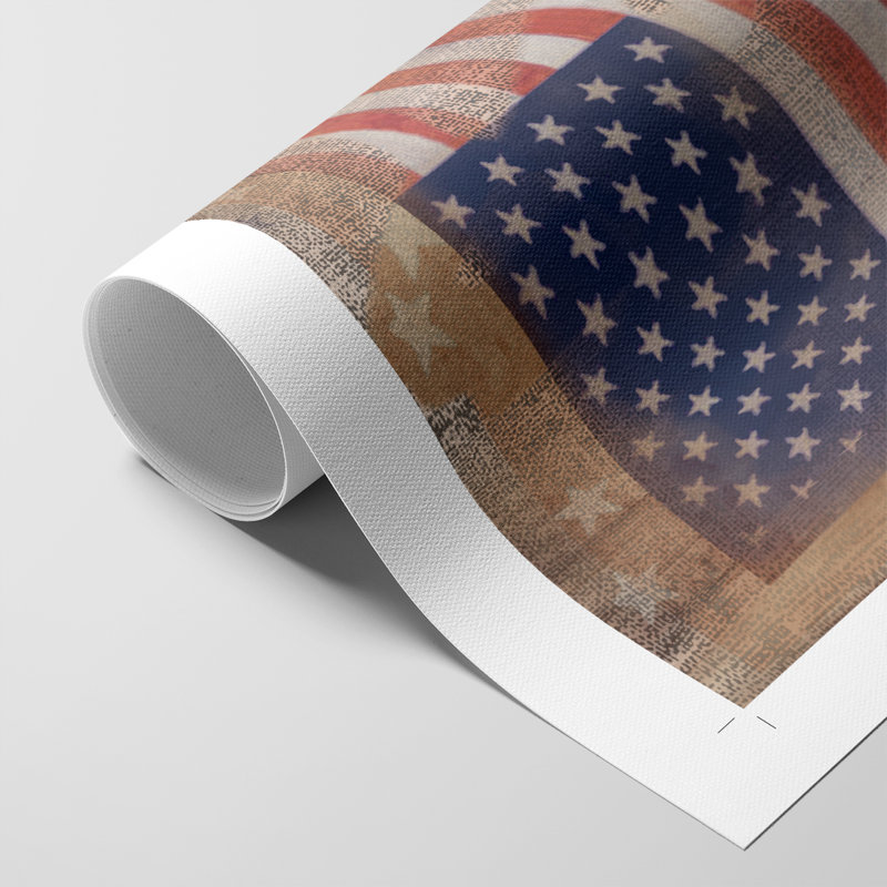 Land of the Free - Toile imprimée seulement - NON-CADRE, H 18 po x l 12 po