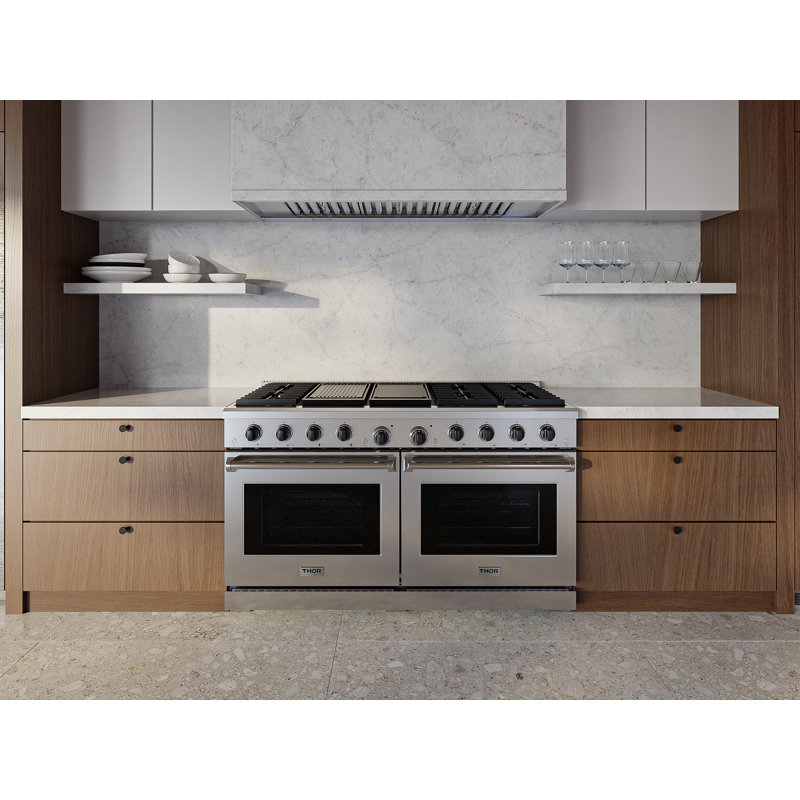 Cuisinière à gaz 60 po THOR Kitchen - LRG60E, Gaz naturel