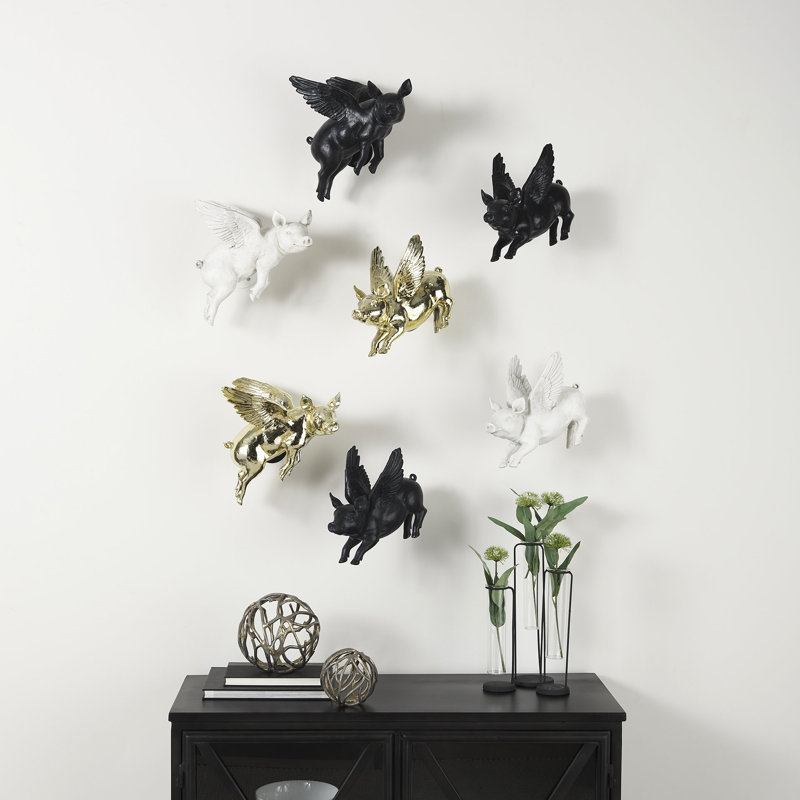 Delila 2 Piece Hogbadi II Sculpture Set, Black
