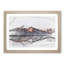 Mountain Sunshine in Canada in Abstract - Picture Frame Graphic Art Print-55731099-55731102