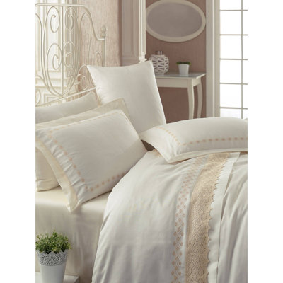 Ensemble de housse de couette 100% coton 4 pièces Estaline