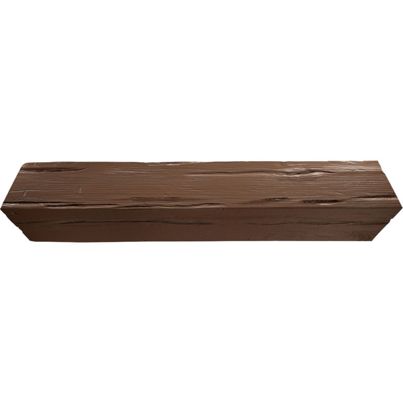 Sangle à poutre lisse, à utiliser avec poutre en bois Heritage, Bois rouge, 4"H x 6"W, 16'L