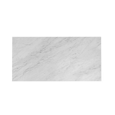 Regalia 24x48 in. White Matte Porcelain Marble-look Vein Large Wall and Floor Tile (15.5 sq ft/case, 2-Pack)