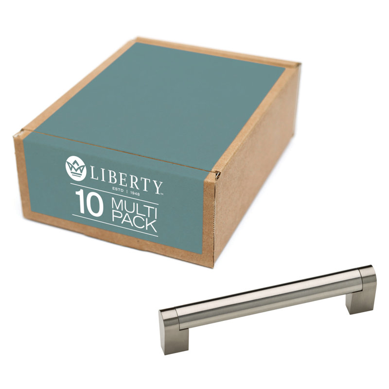 Stratford 5-1/16" Steel Bar Pull Multipack with Mounting Hardware