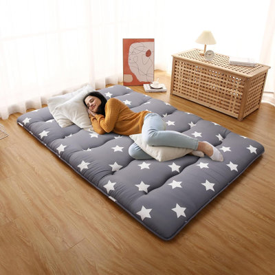 Matelas de futon japonais à motif floral