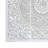 Teather 3Pc Wood Wall Panel Set, Mandala Floral Carving, Antique White Finish, 48 Inch Square Decor