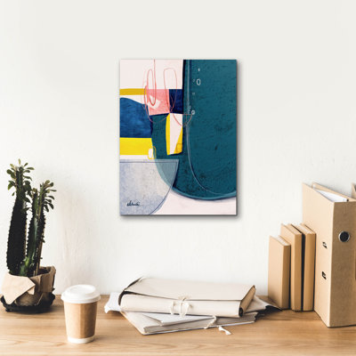 «Green Fields 2» par Ishita Banerjee, art mural sur toile