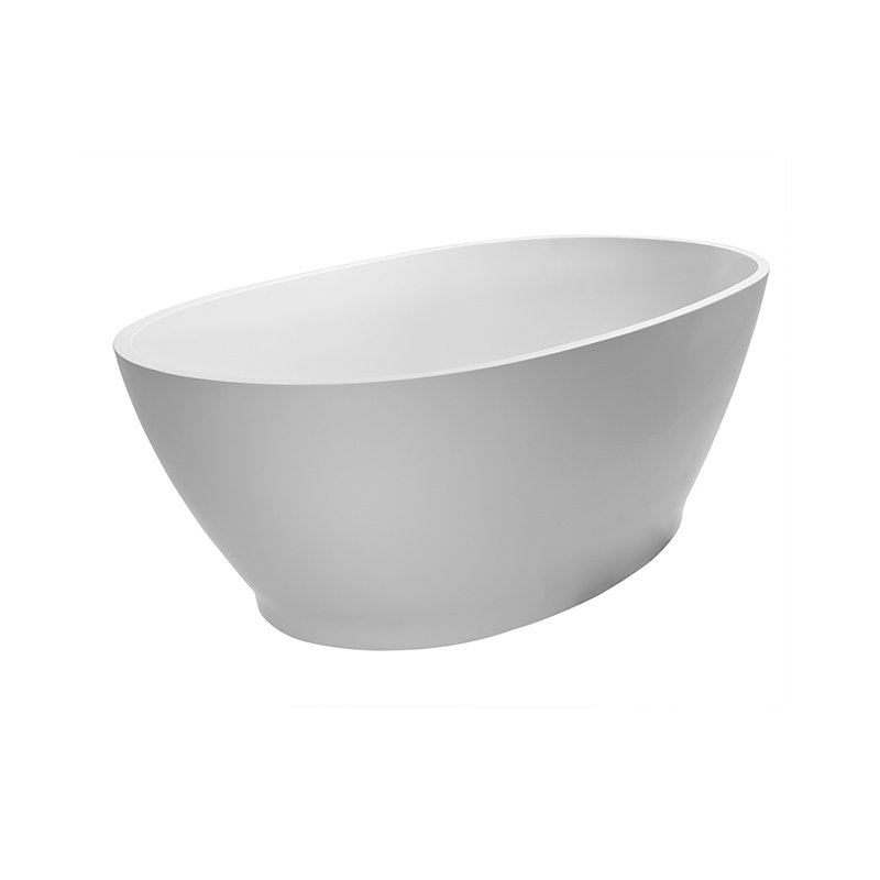Alissa 66.25" Freestanding Air Bathtub, Gloss White