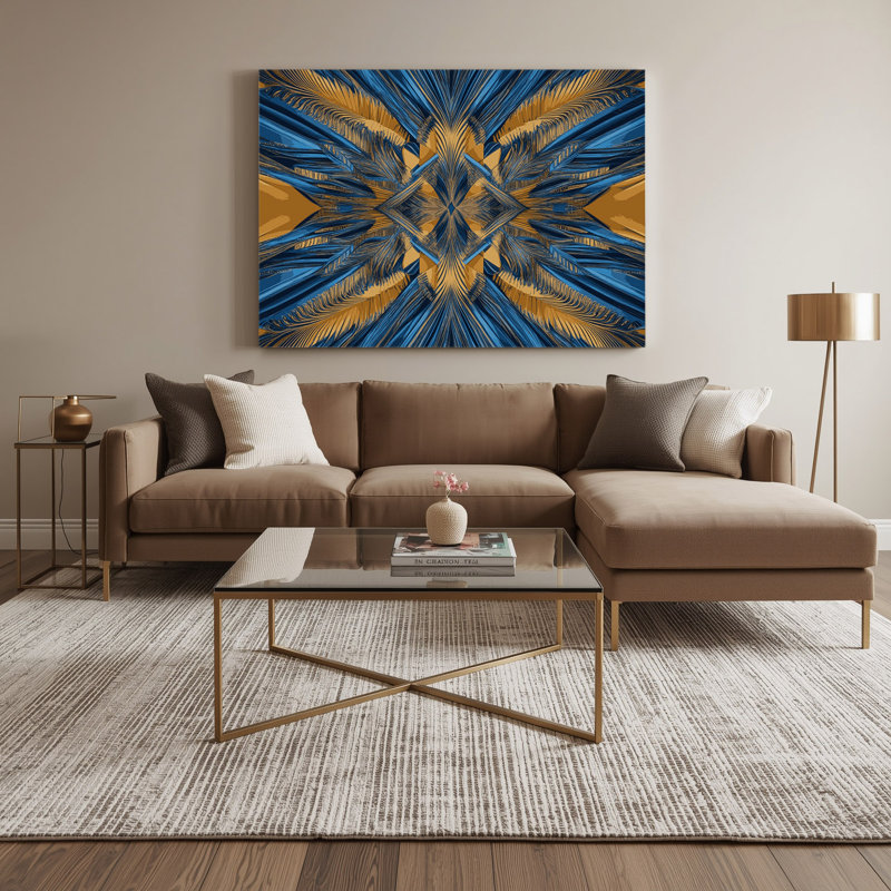 Art mural sur toile gris Op Art 75, H 11 po x l 14 po