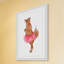 «Ballerina Fox» par Thimble Sparrow, reproduction encadrée-19555670