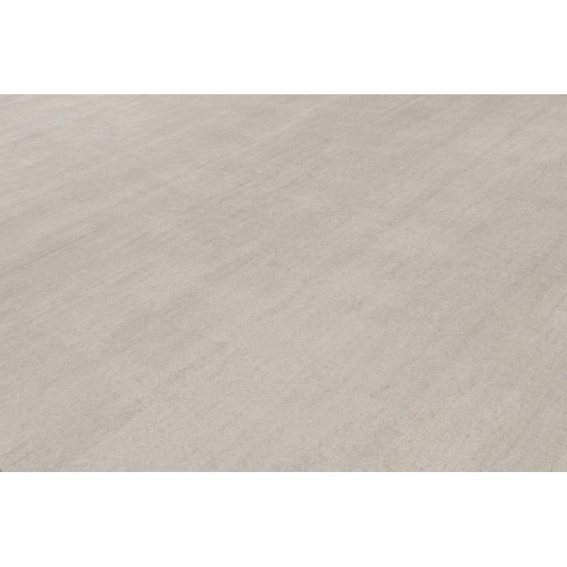 Textural Hand Knotted Silk Area Rug in Ivory