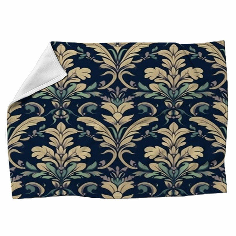 Machine Printed Throw Blanket, Throw