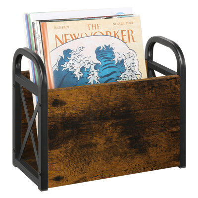 Porte-revues, plancher de porte-revues, panier de rangement pour magazines, organisateur de porte-classeur, bac de rangement de dossiers